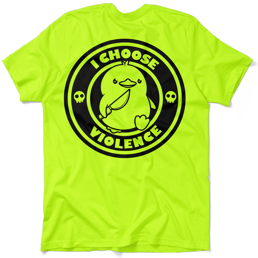 Violence - Safety Yellow T-Shirt — photo 1 of 3