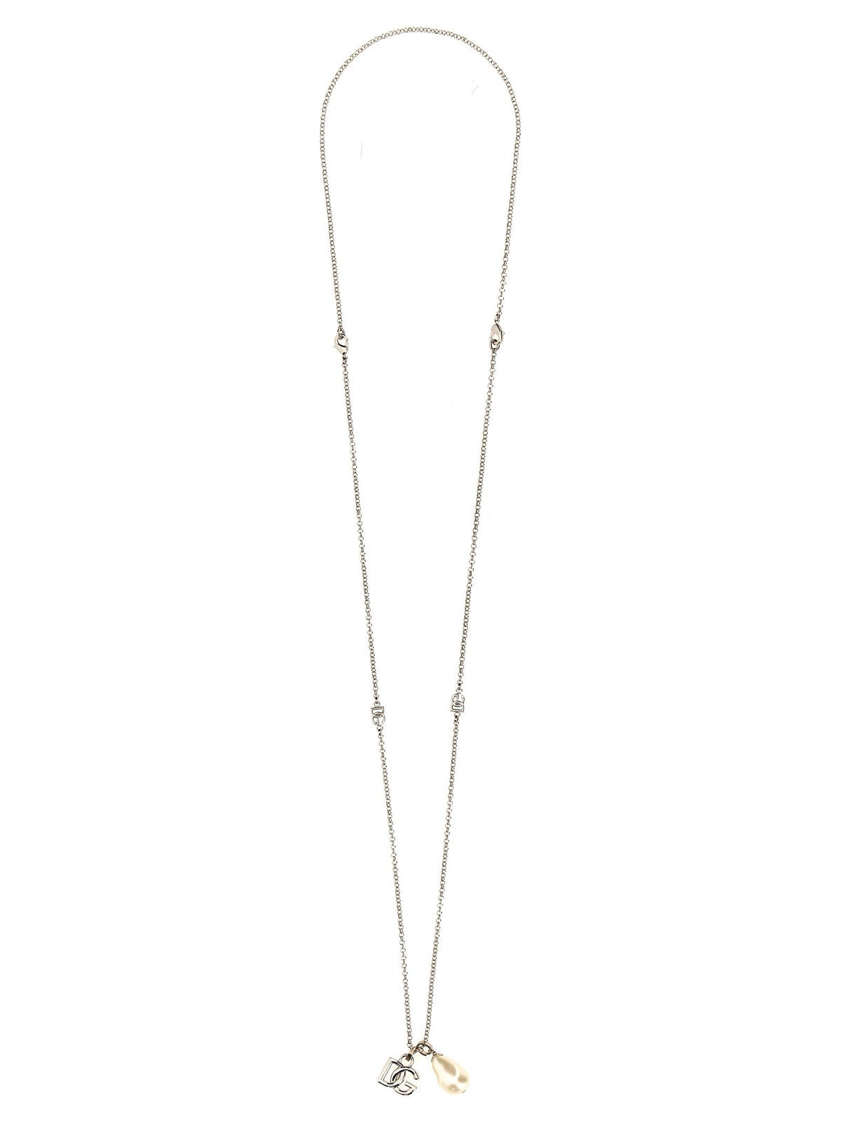 Dolce & Gabbana Logo Drop Necklace