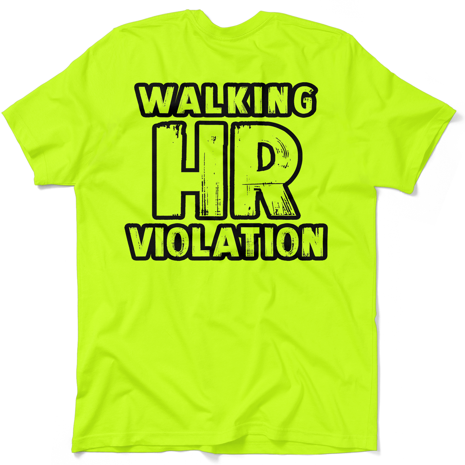 HR Violation - Safety Yellow T-Shirt — photo 1 of 5