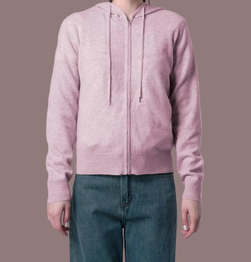 Hoodie : Women's 100% Cashmere