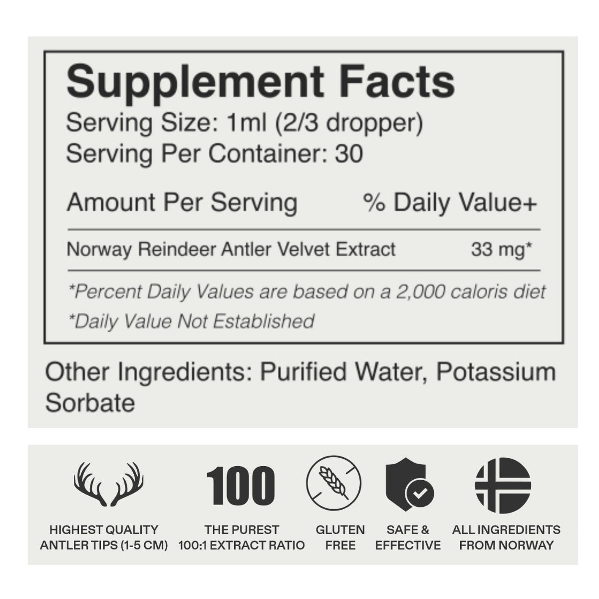 Classic Reindeer Antler Extract