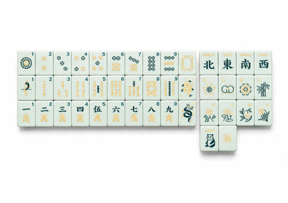 Tradewind Mahjong Tiles - Mint & Sea | Backordered Ships Nov 11