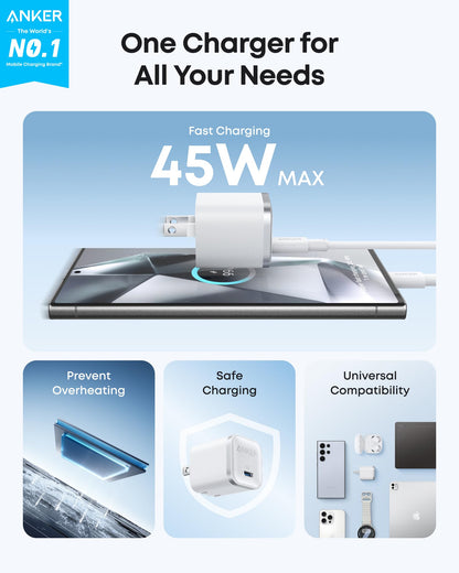 Anker Nano Charger (45W) with USB-C to USB-C Cable — photo 8 of 10