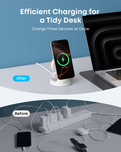 Anker MagGo Wireless Charging Station (3-in-1, Dock Stand) — photo 4 of 10