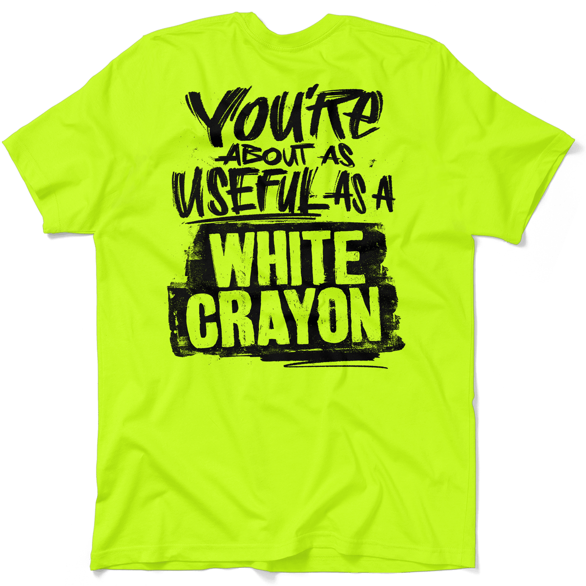 White Crayon - Safety Yellow T-Shirt — photo 1 of 3