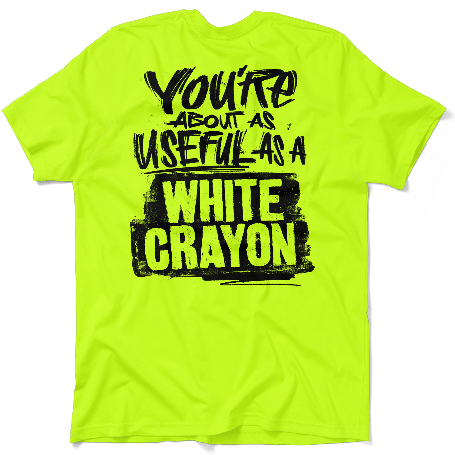 White Crayon - Safety Yellow T-Shirt — photo 1 of 3