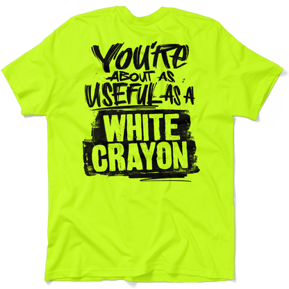 White Crayon - Safety Yellow T-Shirt — photo 1 of 3