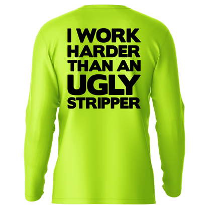 Work Harder - Hi-Visibility UPF 50 Long Sleeve Sun Shirt — photo 1 of 2