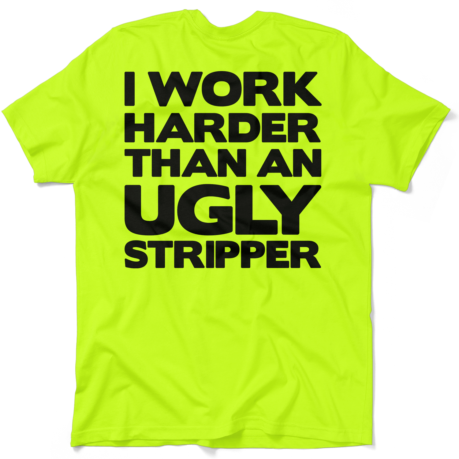 Work Harder - Safety Yellow T-Shirt — photo 1 of 4