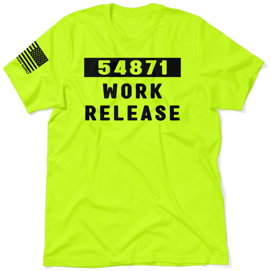 Work Release - Safety Yellow T-Shirt — photo 1 of 3