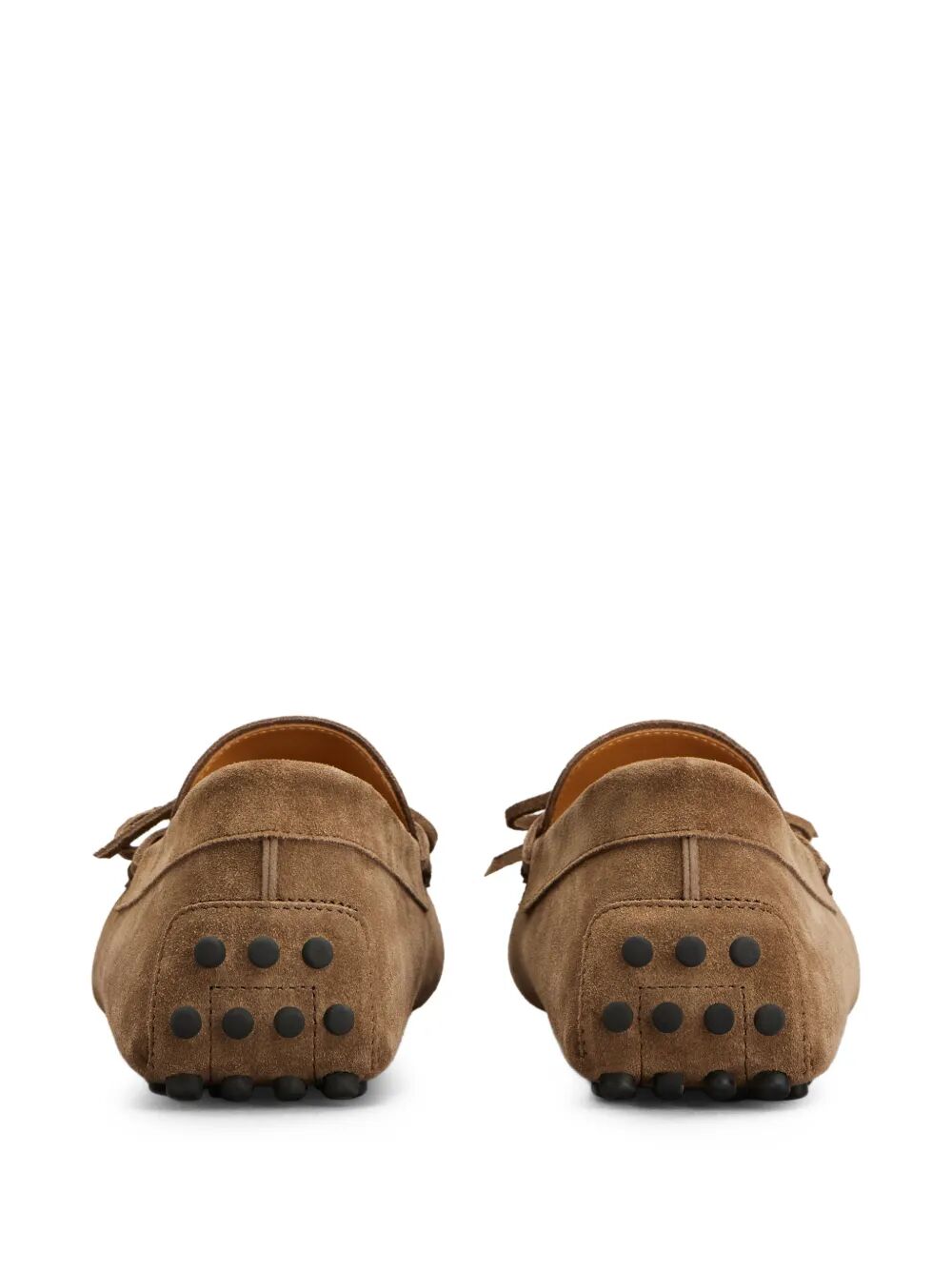 TOD'S Men's Suede Loafers with Lace Detail