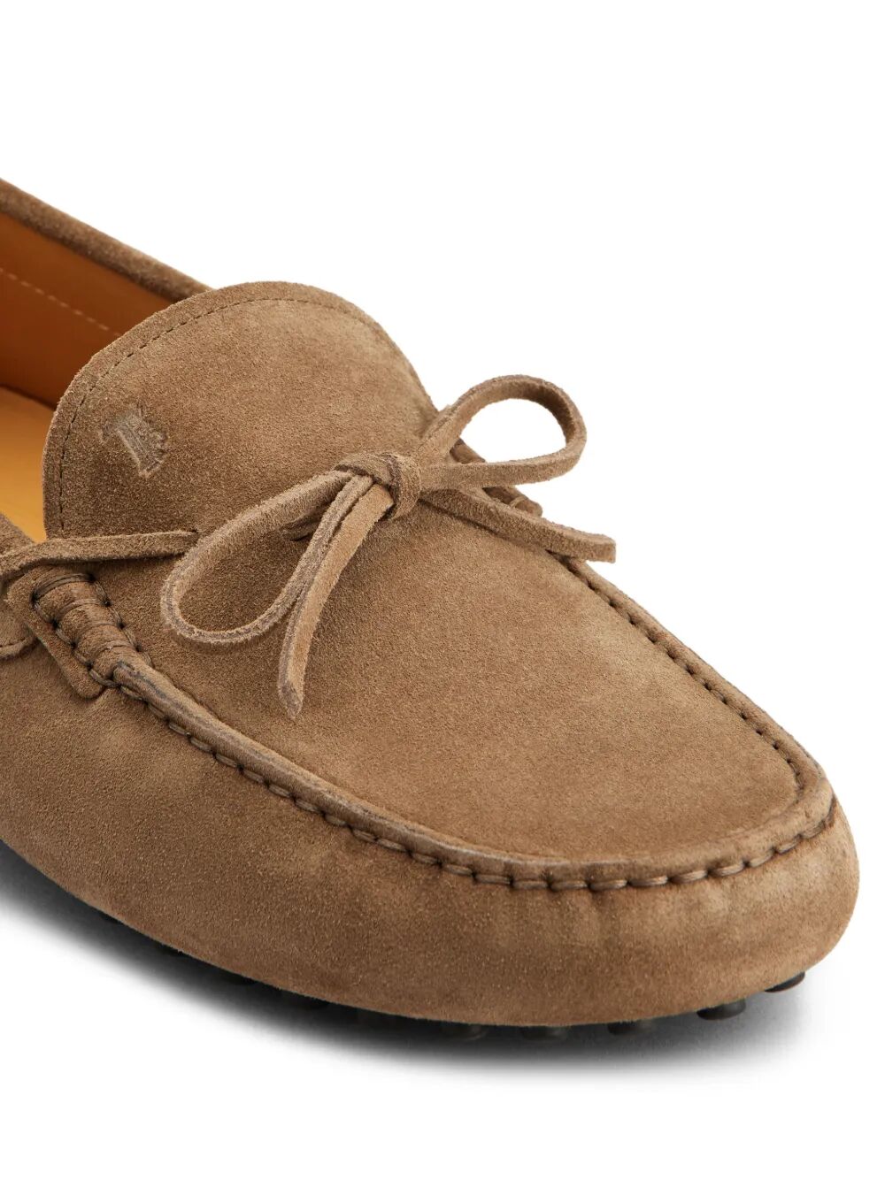 TOD'S Men's Suede Loafers with Lace Detail
