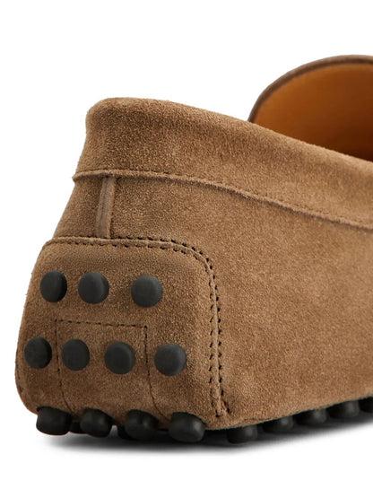 TOD'S Men's Suede Loafers with Lace Detail