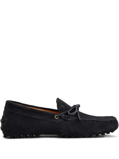 TOD'S Men's Suede Loafers with Lace