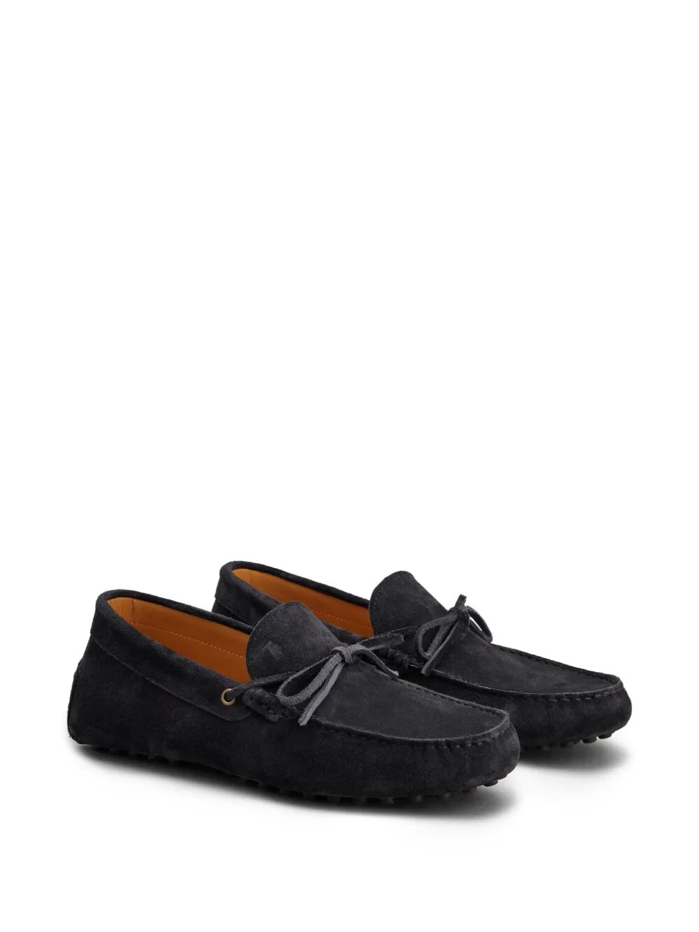 TOD'S Men's Suede Loafers with Lace