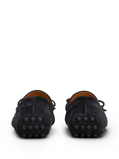 TOD'S Men's Suede Loafers with Lace
