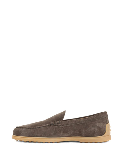 TOD'S Suede Leather Loafers for Men