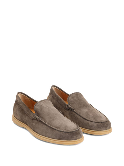 TOD'S Suede Leather Loafers for Men