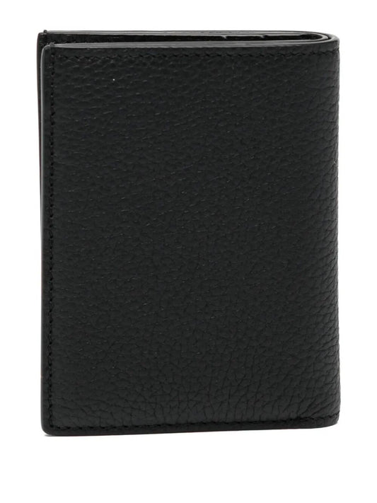 TOM FORD Mini Grained Leather Folding Card Holder