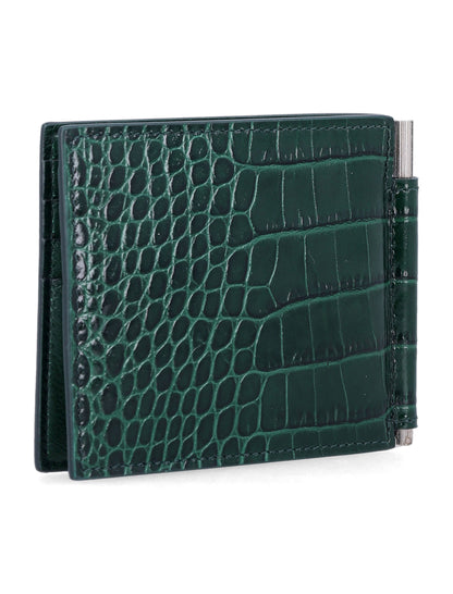 TOM FORD Mini Leather Money Clip for Men