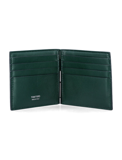 TOM FORD Mini Leather Money Clip for Men