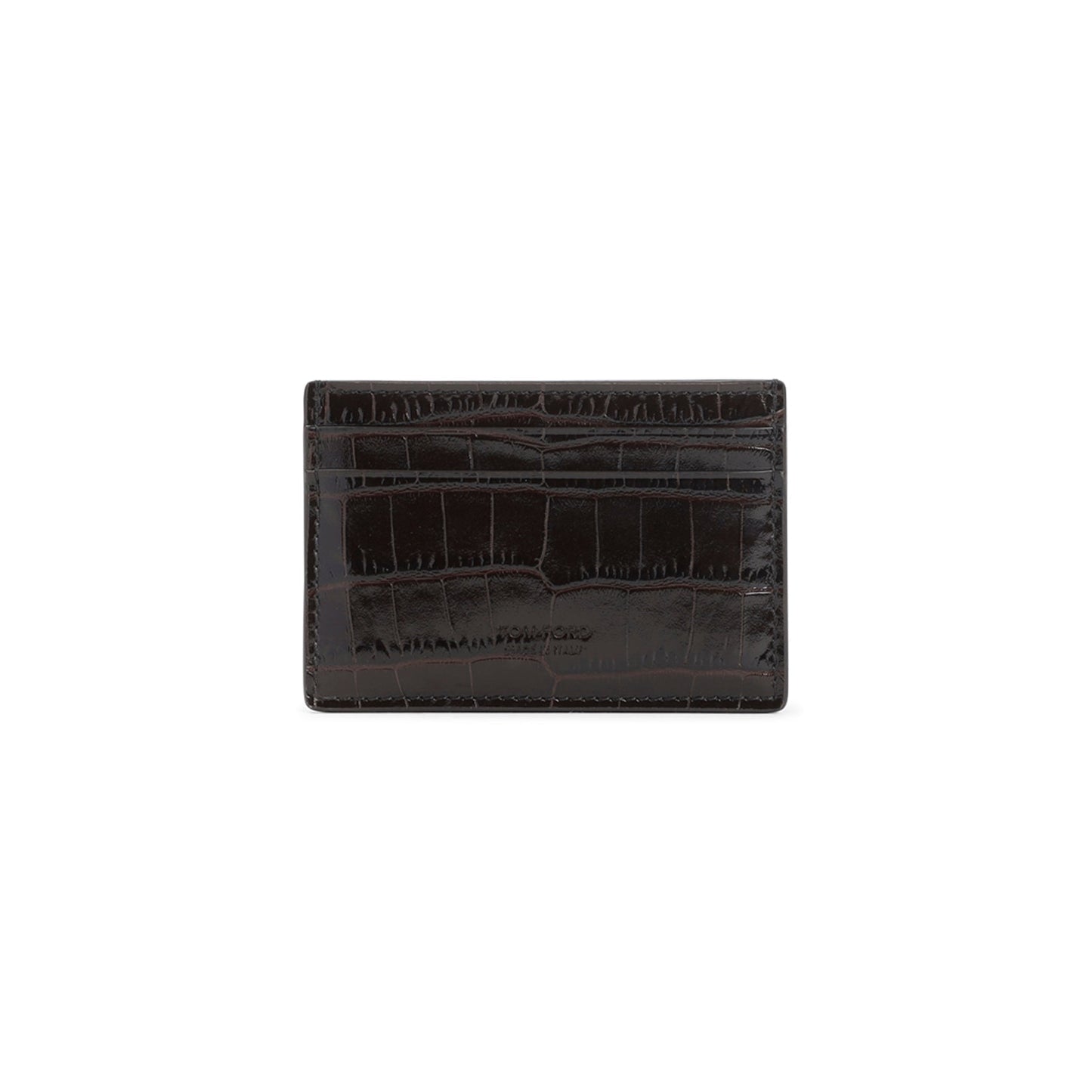 TOM FORD Mini Leather Credit Card Case - 100% Leather - FW25