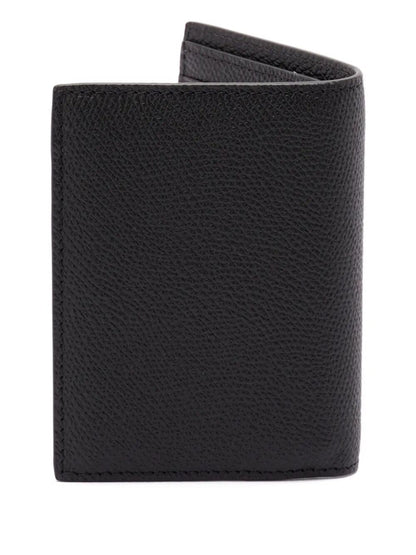 VALENTINO GARAVANI Mini Vlogo Signature Cardholder in Grainy Calfskin
