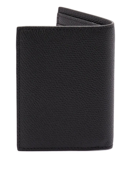 VALENTINO GARAVANI Mini Vlogo Signature Cardholder in Grainy Calfskin