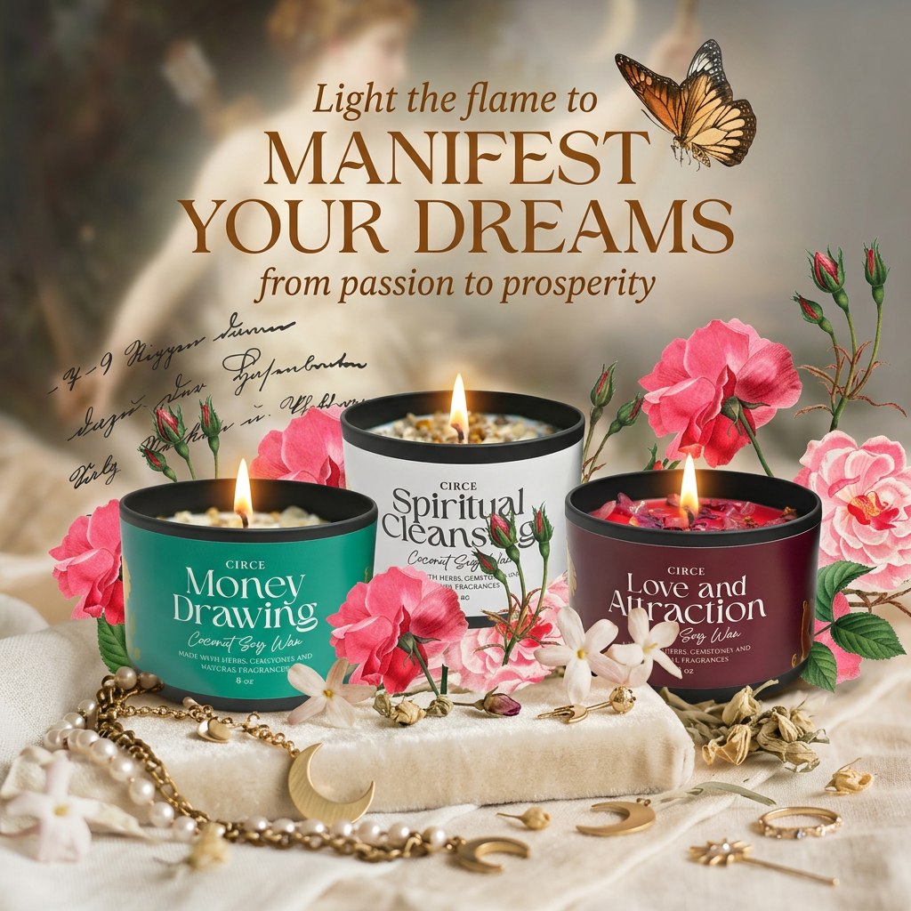 Money Drawing Prosperity Candle – 8‑oz Abundance Ritual Candle