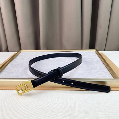 GUCCI Embellished coated-canvas and leather belt 'Black'