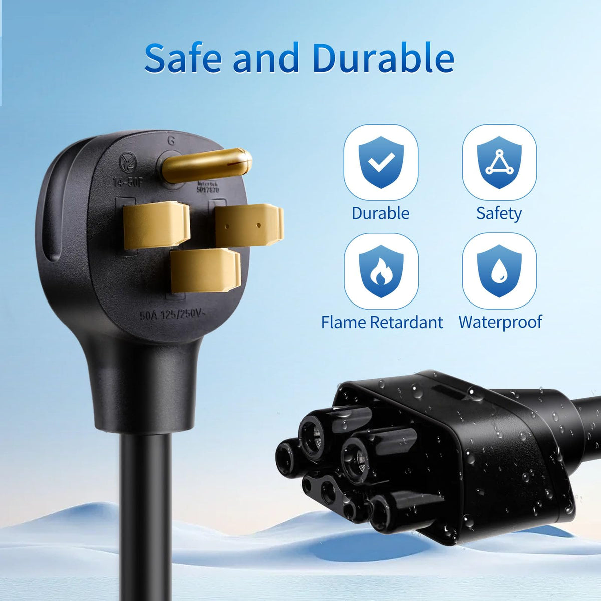 WenStorm NEMA 14-50P Adapter for Tesla Gen 2 Mobile Connector