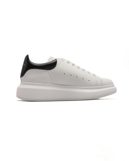 Alexander McQueen Oversized Sneakers - White & Black Leather
