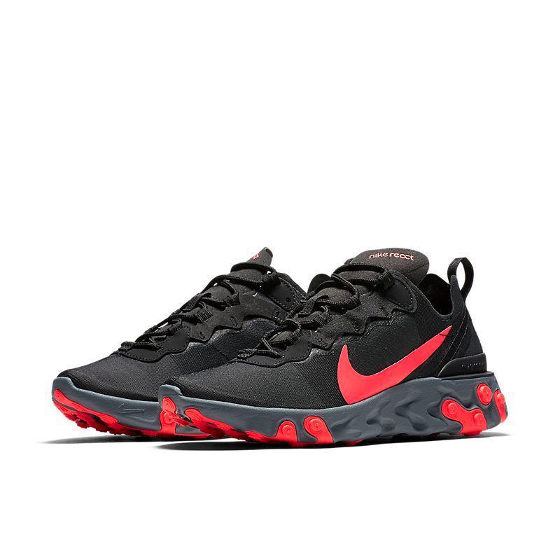 Nike React Element 55 'Black Solar Red'