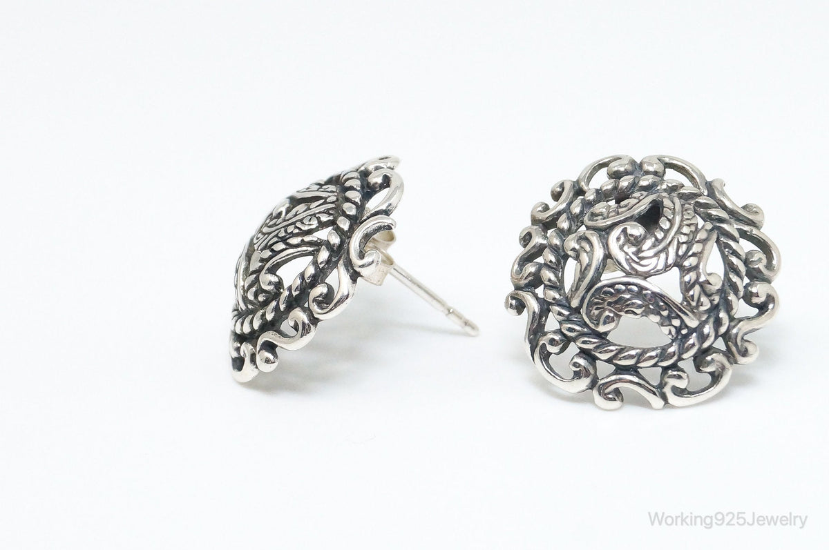 Native Designer Carolyn Pollack Relios Sterling Silver Earrings