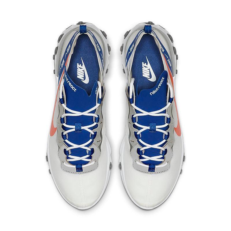 Nike React Element 55 'White Game Royal Habanero Red'