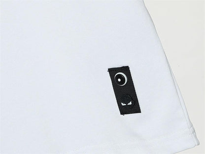 Fendi T-Shirt without Collar 'White & Black'