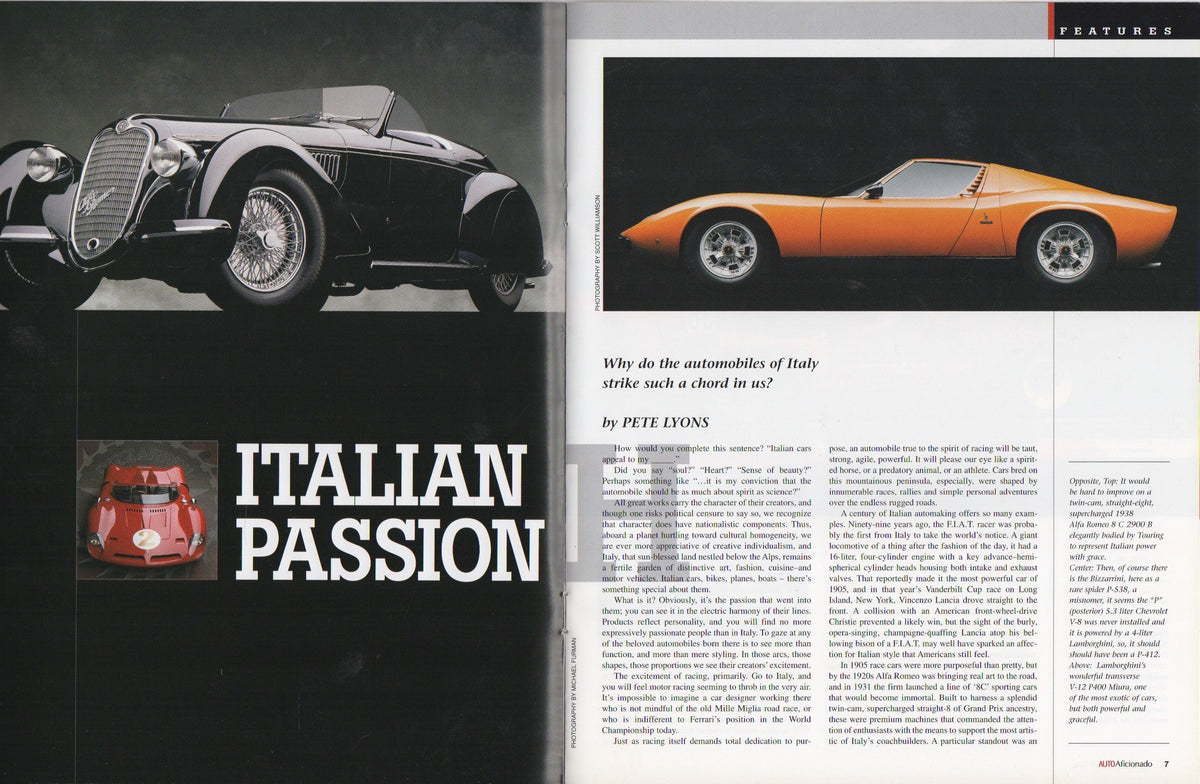 Auto Aficionado Magazine Preview Issue