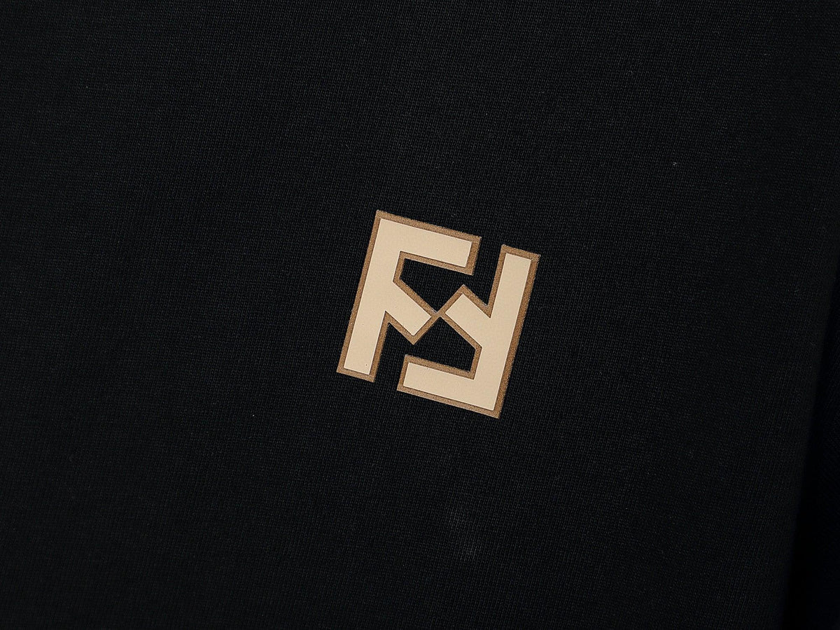 Fendi T-Shirt without Collar 'Black'