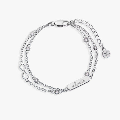 Abuela Infinity Chain Double Strand Bracelet