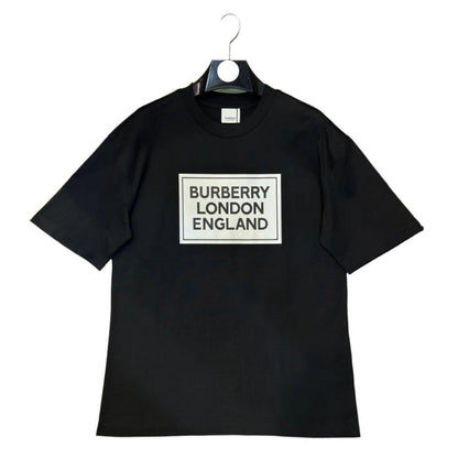 Burberry T-Shirt Without Collar 'Black' Luxury Cotton Tee