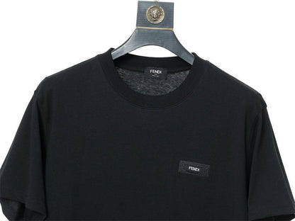 Fendi T-Shirt without Collar 'Black'