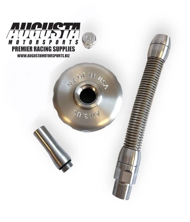 Ai13 VP Utility Race Jug Billet Metal Fuel Hose Cap Combo — photo 1 of 6