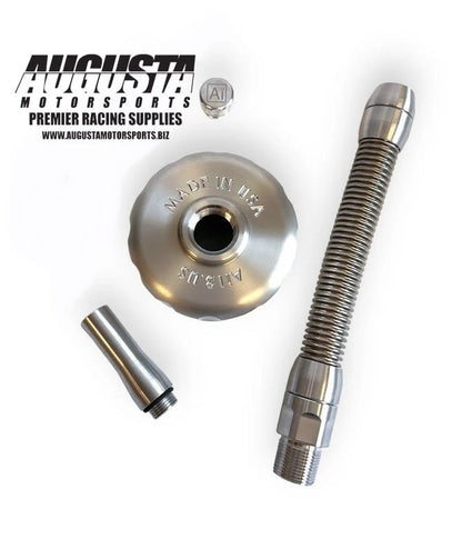 Ai13 VP Utility Race Jug Billet Metal Fuel Hose Cap Combo — photo 1 of 6