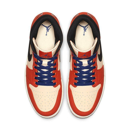 Air Jordan 1 Mid 'Team Orange Black'
