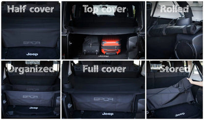 GPCA Jeep Wrangler JK 4DR Cargo Cover PRO Freedom Pack (2007-2018)