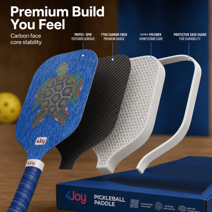AMP4 Series Turtle Design Pickleball Paddle