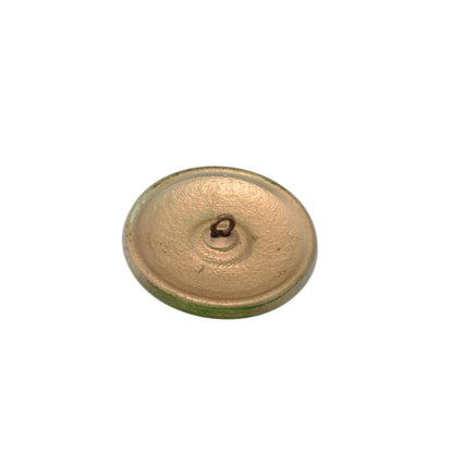 Czech Glass Dragonfly Button 31mm - Olive Green with Copper Highlights
