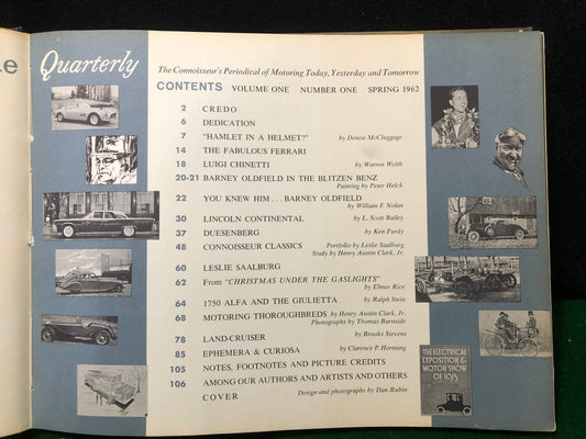 Automobile Quarterly Vol  1 N 1