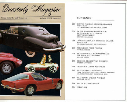 Automobile Quarterly Vol 23 N 3