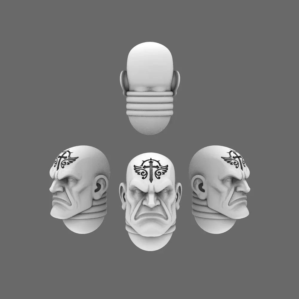 Arthurian Knights V10 Faithful Exposed Heads — photo 1 of 4